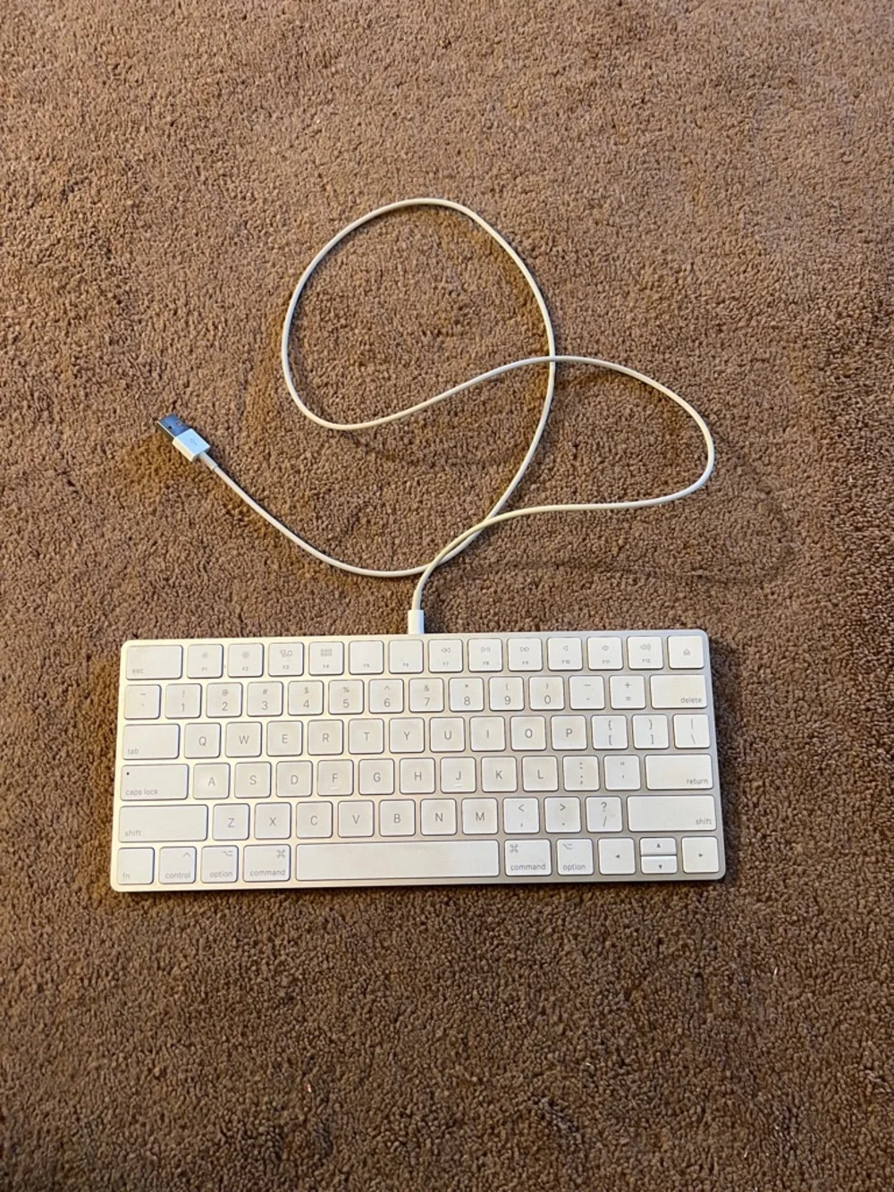 Apple White Wired USB Keyboard